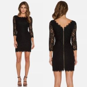 Diane Von Furstenberg Zarita Lace Dress Size 4
